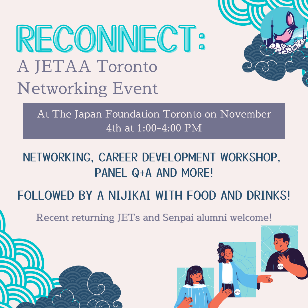 Reconnect 2023: A JETAA Toronto Networking Event